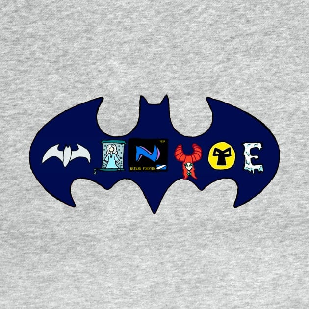 Bat Minute & Robin - Dingbat Logo by Sleepy Charlie Media Merch